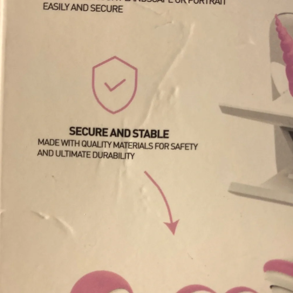 Premier Unicorn Flexi-Grip Smartphone Mount - White and Pink